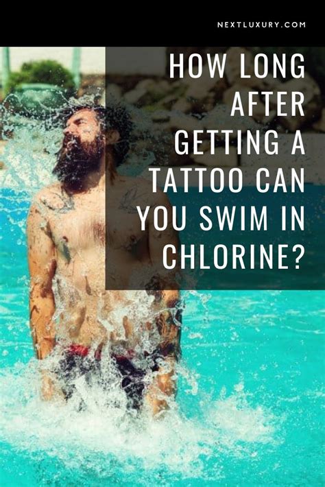 Can I Swim in a Pool After Getting a Tattoo?